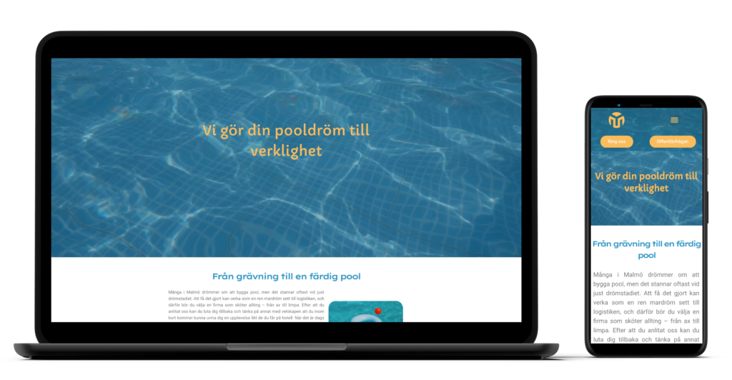 makeias pool hemsida hemsida i dator och mobil